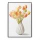 Quadro decorativo Tulipas em Vaso de Alabastro